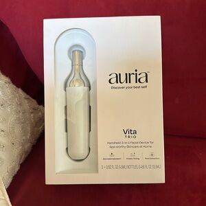 Auria Vita Trio + Three 4.5 mL Facial Serums At-home facial treatment tool